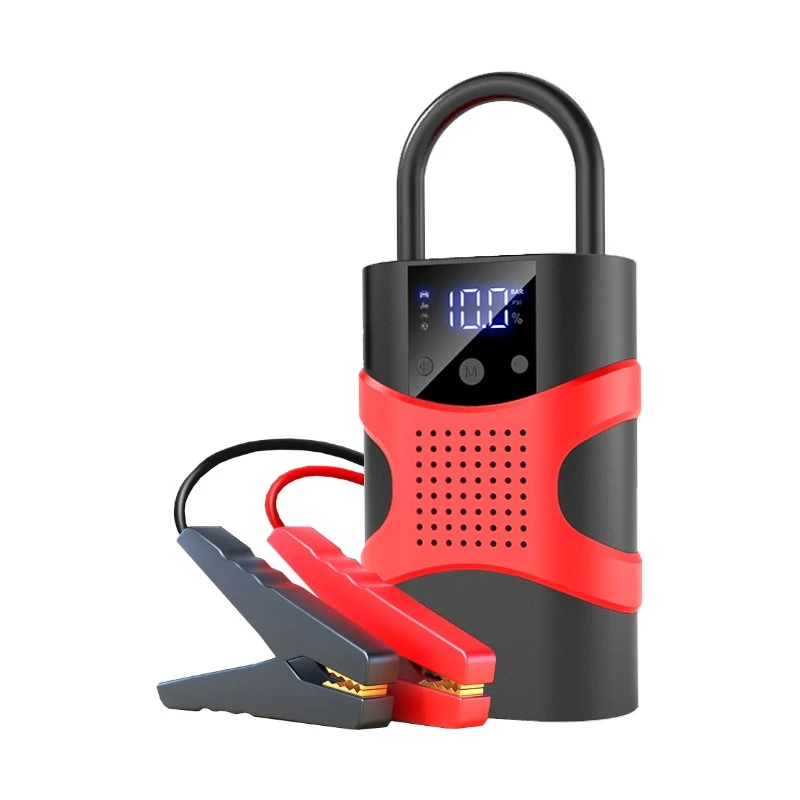 portable air compressor and jump starter